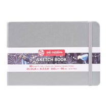 Carnet Croquis - 21 x 14,8cm - 80 feuilles - 140g - argent - Royal Talens