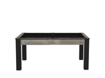 Billard Floride convertible en table à manger - 6 personnes - industriel tapis noir