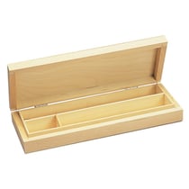 Plumier en bois 3 compartiments 22 x 8 x 3 cm