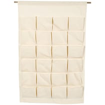 Calendrier de l'avent en tissu - 93 x 60 cm - 24 poches