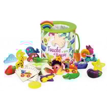 Touche et trouve + loto en bois - vilac - 2413 - jeu tactile