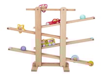 Circuit de course en bois XL set voiture bus