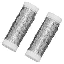 2 fils en cuivre argenté 50 m