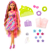 Barbie Poupée Barbie Ultra Chevelure plantureuse avec 15 accessoires