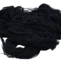 Tissu de décoration noir - 6m x 1.2m