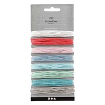8 ficelles en coton coloré - 5 m