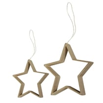 Pendentif en Papier mâché Étoile idéal pour le quilling