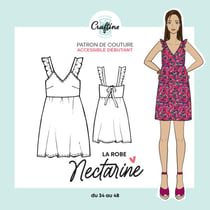 Patron Craftine Robe Nectarine - Format Papier