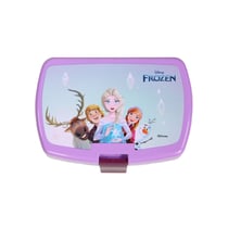 Boite Déjeuner et gourde en plastique 380ml La Reine des Neiges Frozen Violette - BAGTROTTER