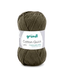 Fil à tricoter COTTON QUICK UNI - Gründl - PPSC - certifié Oeko-Tex 168 Vert