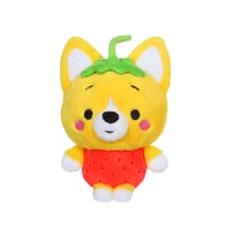 Peluche - Peluche Little Corgi Cuties 20 cm : Corgi - Fraise