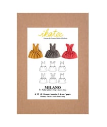 Pochette patron de couture MILANO Robe enfant taille n°FR 6 MOIS-4 ANS