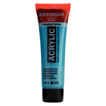 Peinture acrylique en tube - Bleu turquoise - 522 - Amsterdam - 20ml