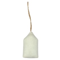 Suspension de Noel en coton Maison 8x4,5x2 cm