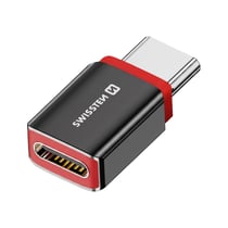 Swissten Bloqueur de Données USB-C Anti Piratage avec Charge Rapide 240W Noir