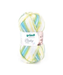 Fil layette à tricoter BABY COLOR - Grundl - certifié Oeko-Tex 04 Vert