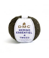 Pelote de laine Merino Essentiel 4 Tweed - DMC 909 Vert