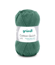 Fil à tricoter COTTON QUICK UNI - Gründl - PPSC - certifié Oeko-Tex 167 Vert