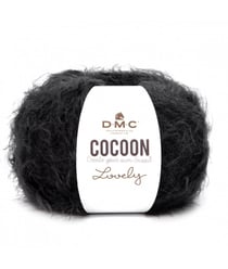 Pelote de laine COCOON LOVELY - DMC 122 Noir