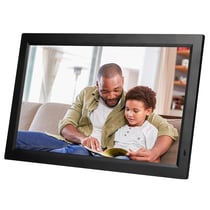 Cadre Photo Numérique 21,5 pouces LED Blanc 21,5 pouces Pouces Noir YONIS