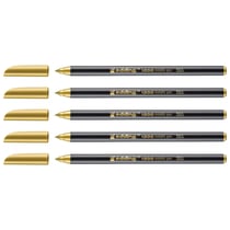 Lot de 5 feutres de coloriage métallisé - EDDING - Or Métallisé - Pointe ronde 1-3 mm