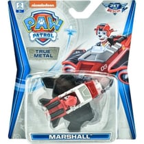 Vehicule en metal pat patrouille jet rescue : marcus et son avion rouge - voiture miniature - spin master