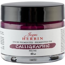 Encre de calligraphie pigmentée - Prune - Jacques Herbin - Flacon 40ml