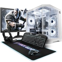 Vibox V-583 PC Gamer Complet • 23 pouces Écran • Ryzen 5 5500 4,2 GHz • RTX 5050 8 Go • 16 Go RAM • 500 Go SSD • Windows 11 • WiFi
