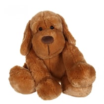 Peluche - Chien Flatoutou roux - 50 cm
