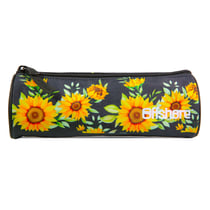 Trousse scolaire ronde Offshore Noir Tournesols BAGTROTTER