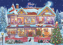 Puzzle 1000 pièces - Steve Crisp - Getting Ready Christmas - Eurographics