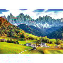 Puzzle montagne automne dans les dolomites 2000 pieces - collection paysage italie - educa - 19566