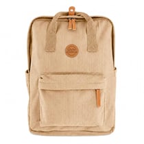 Sac à dos effet côtelé avec compartiment ordinateur