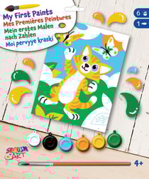 Tableau peinture au numéro pour enfant César le chat