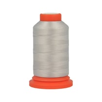 Bobine fil mousse polyester 1000m fabriqué en France pour surjeteuse gris clair