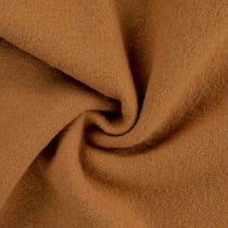 Tissu Laine bouillie Isolde uni Caramel
