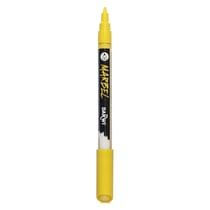 Marqueur - Peinture acrylique - Jaune - Permanent - Pointe fine 2mm - Marbel - Darwi
