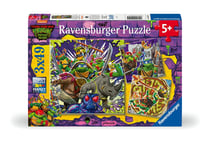 Lot de 3 puzzles 49 pieces - Les Tortues Ninja en action
