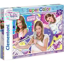 Puzzle disney violetta - 104 pieces - puzzle super color - clementoni - 27878