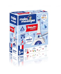 Mako monument celebre La tour Eiffel - Mako Créations - Bleu