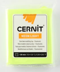 Pâte Cernit Néon 56 g Jaune (700)