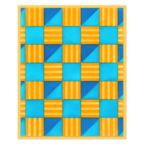 Pochoirs superposés - Fond géométrique - 4 pièces - Sizzix