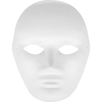 Masque carton visage 18x24 cm - Artemio