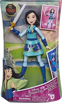 Coffret poupée mulan tenue de guerrière - disney princess - hasbro - 44378