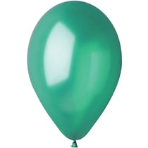 10 Ballons Vert sapin Nacré Ø30cm