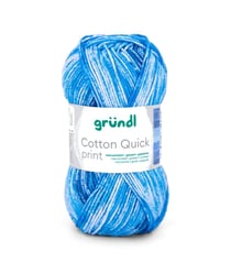 Fil de Coton à tricoter COTTON QUICK PRINT - PPSC - Gründl 255 Multicolore