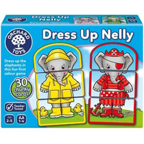 Les tenues de Nelly l'éléphant - Jeu correspondance couleurs -