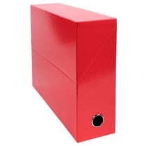 Boite transfert dos 90mm Iderama - Rouge - x 5 - Exacompta