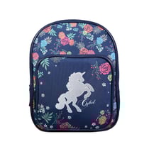 Sac à dos 31 cm avec poche maternelle Cybel Cheval Licorne Bleu - BAGTROTTER