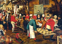 Puzzle 2000 pièces - Pieter Brueghel the Younger - Noce Paysanne, 1630 - Grafika